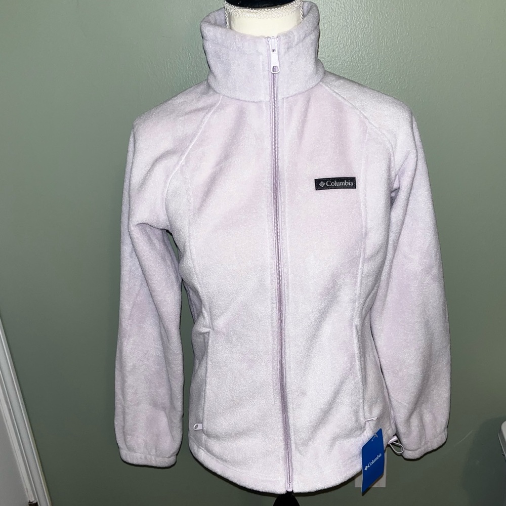 Columbia fleece purple size small coat new size small